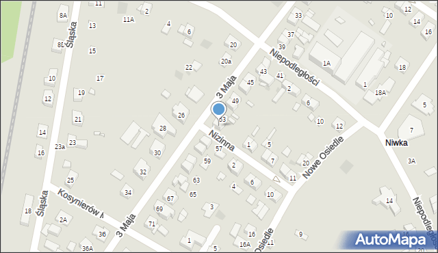 Puszczykowo, 3 Maja, 55, mapa Puszczykowo