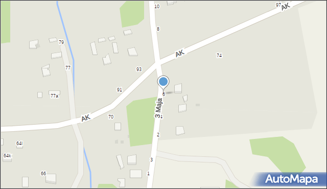 Radomyśl Wielki, 3 Maja, 6, mapa Radomyśl Wielki