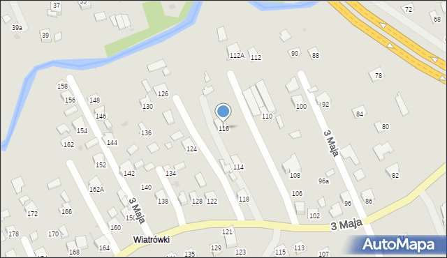 Ropczyce, 3 Maja, 116, mapa Ropczyce