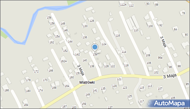 Ropczyce, 3 Maja, 134, mapa Ropczyce