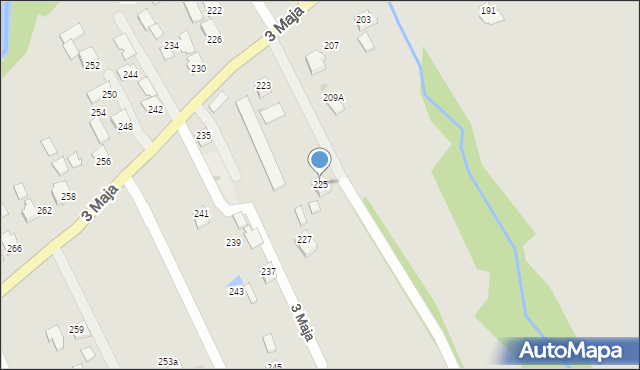 Ropczyce, 3 Maja, 225, mapa Ropczyce