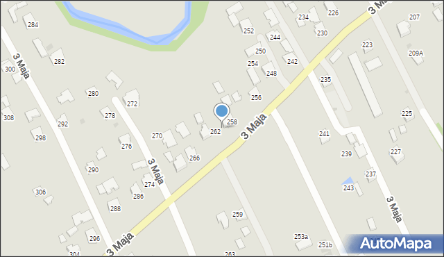 Ropczyce, 3 Maja, 260, mapa Ropczyce