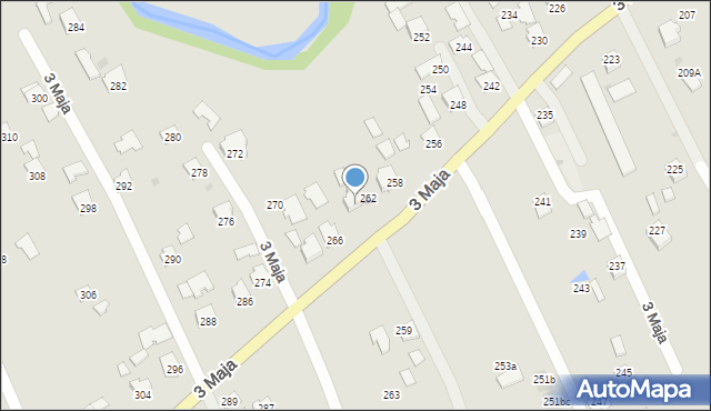 Ropczyce, 3 Maja, 264, mapa Ropczyce