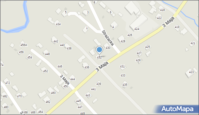 Ropczyce, 3 Maja, 432, mapa Ropczyce