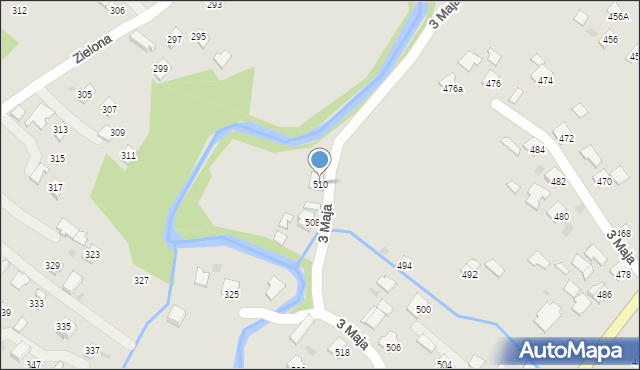 Ropczyce, 3 Maja, 510, mapa Ropczyce
