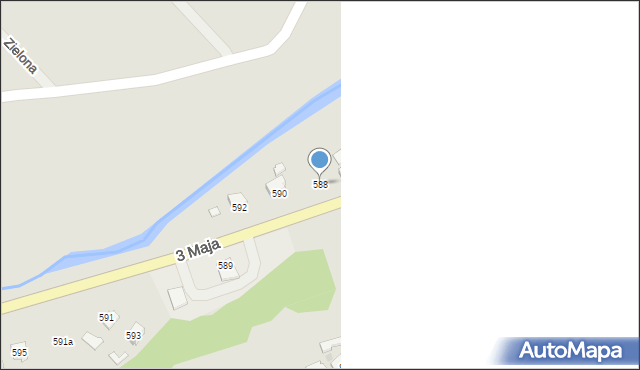 Ropczyce, 3 Maja, 588, mapa Ropczyce