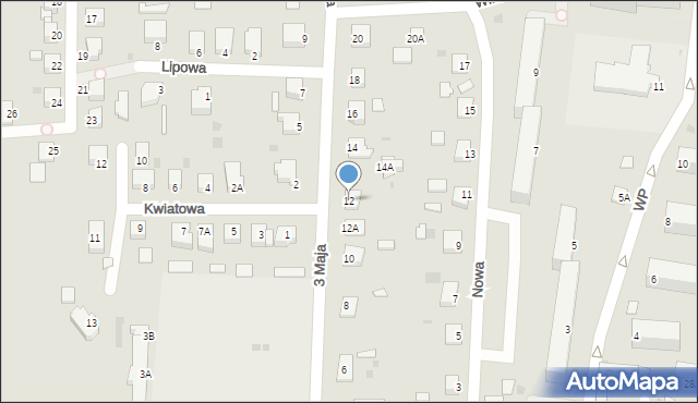 Rypin, 3 Maja, 12, mapa Rypin