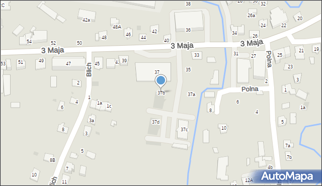 Sędziszów Małopolski, 3 Maja, 37b, mapa Sędziszów Małopolski