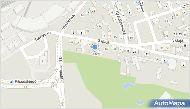Skarżysko-Kamienna, 3 Maja, 14a, mapa Skarżysko-Kamienna