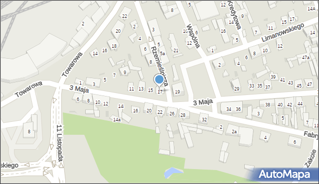 Skarżysko-Kamienna, 3 Maja, 17, mapa Skarżysko-Kamienna