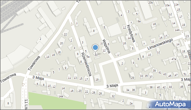 Skarżysko-Kamienna, 3 Maja, 21b, mapa Skarżysko-Kamienna