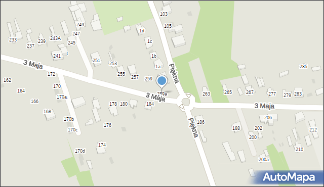 Skarżysko-Kamienna, 3 Maja, 259a, mapa Skarżysko-Kamienna