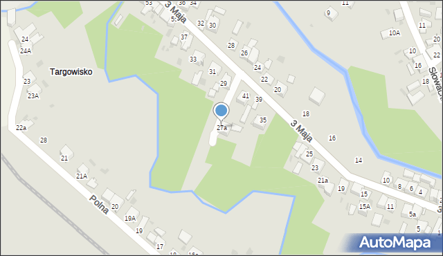 Słomniki, 3 Maja, 27a, mapa Słomniki