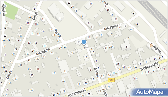Sobolew, 3 Maja, 5, mapa Sobolew
