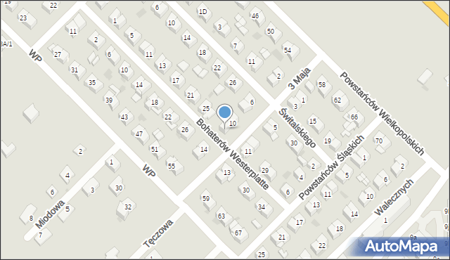 Sokołów Podlaski, 3 Maja, 12, mapa Sokołów Podlaski