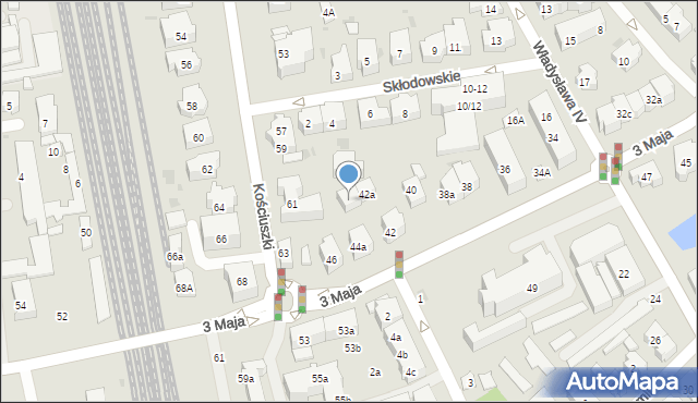 Sopot, 3 Maja, 44, mapa Sopotu