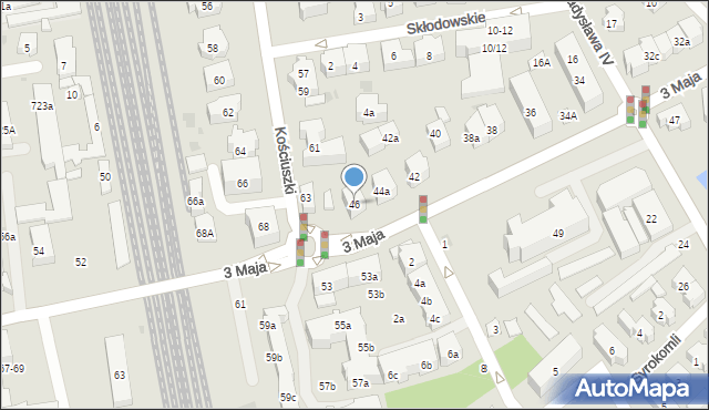 Sopot, 3 Maja, 46, mapa Sopotu