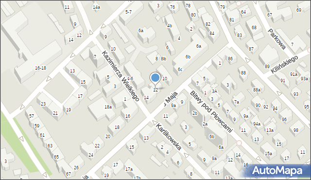 Sopot, 3 Maja, 12, mapa Sopotu