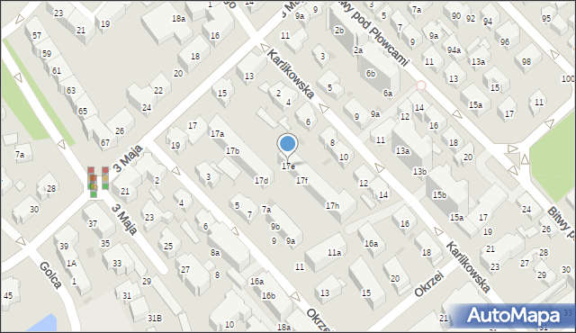 Sopot, 3 Maja, 17e, mapa Sopotu