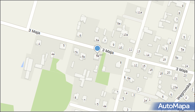 Stoczek, 3 Maja, 5a, mapa Stoczek