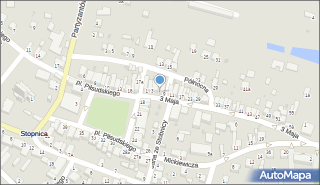 Stopnica, 3 Maja, 7, mapa Stopnica