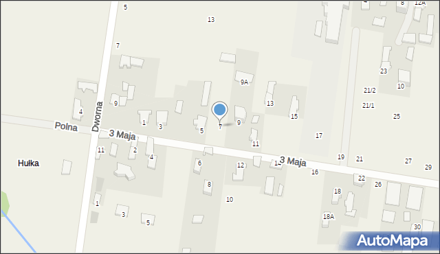 Studzianki, 3 Maja, 7, mapa Studzianki