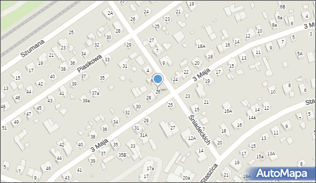 Swarzędz, 3 Maja, 26, mapa Swarzędz