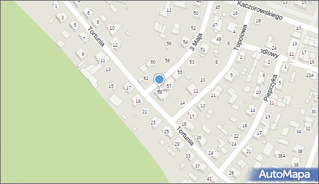 Swarzędz, 3 Maja, 59, mapa Swarzędz