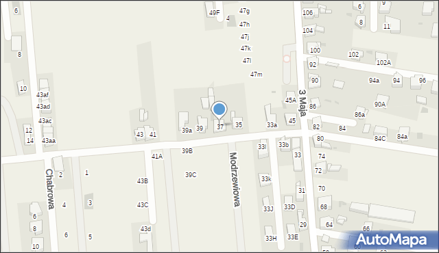 Świerklaniec, 3 Maja, 37, mapa Świerklaniec