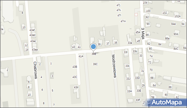 Świerklaniec, 3 Maja, 39B, mapa Świerklaniec