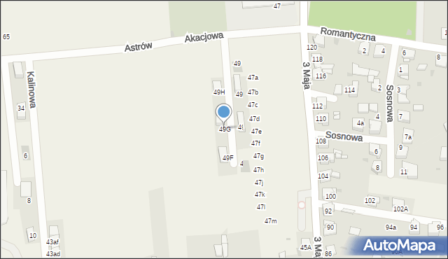 Świerklaniec, 3 Maja, 49G, mapa Świerklaniec