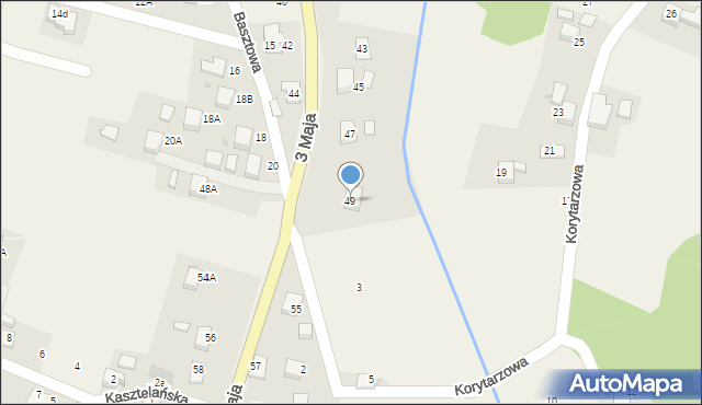 Świerklany, 3 Maja, 49, mapa Świerklany