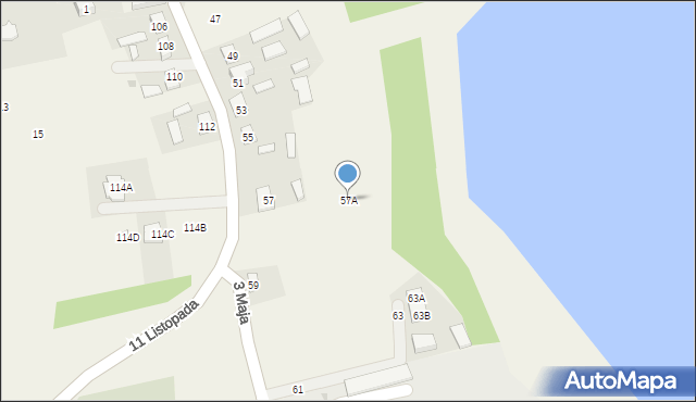 Szczutowo, 3 Maja, 57A, mapa Szczutowo