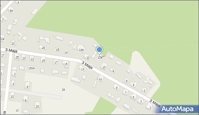 Szlachta, 3 Maja, 12a, mapa Szlachta