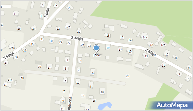 Szlachta, 3 Maja, 150A, mapa Szlachta