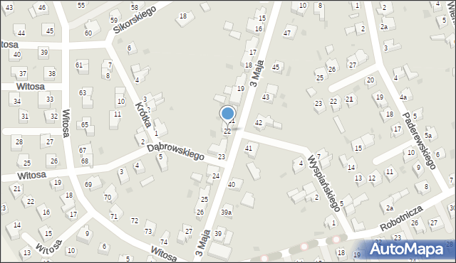 Szprotawa, 3 Maja, 22, mapa Szprotawa