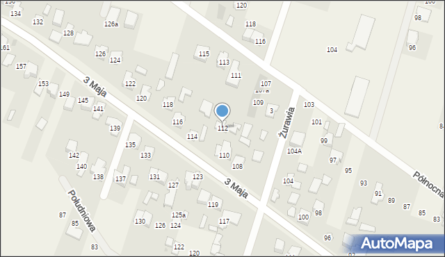 Truskaw, 3 Maja, 112, mapa Truskaw