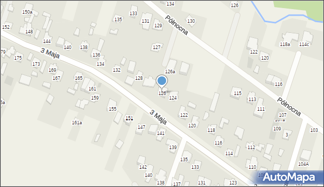 Truskaw, 3 Maja, 126, mapa Truskaw