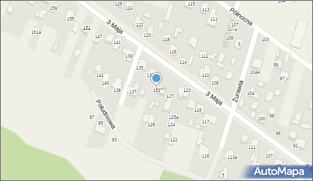 Truskaw, 3 Maja, 131, mapa Truskaw