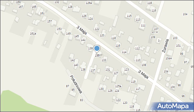 Truskaw, 3 Maja, 135, mapa Truskaw