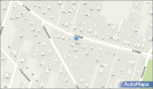 Truskaw, 3 Maja, 35, mapa Truskaw