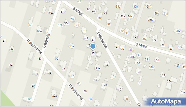 Truskaw, 3 Maja, 45, mapa Truskaw