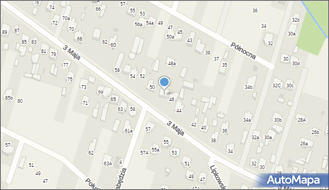 Truskaw, 3 Maja, 48, mapa Truskaw