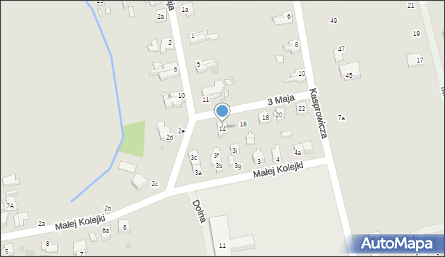 Trzebiatów, 3 Maja, 14, mapa Trzebiatów