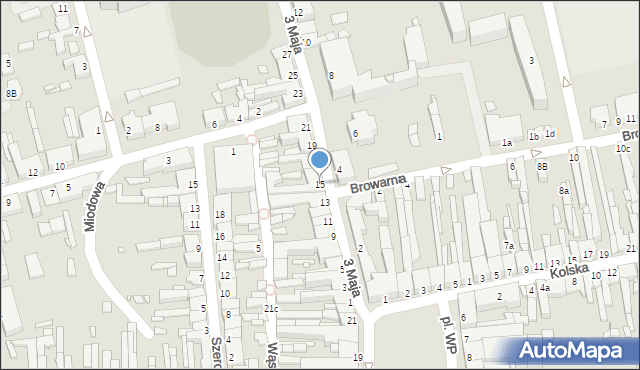 Turek, 3 Maja, 15, mapa Turka