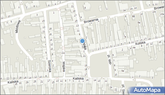 Turek, 3 Maja, 3, mapa Turka