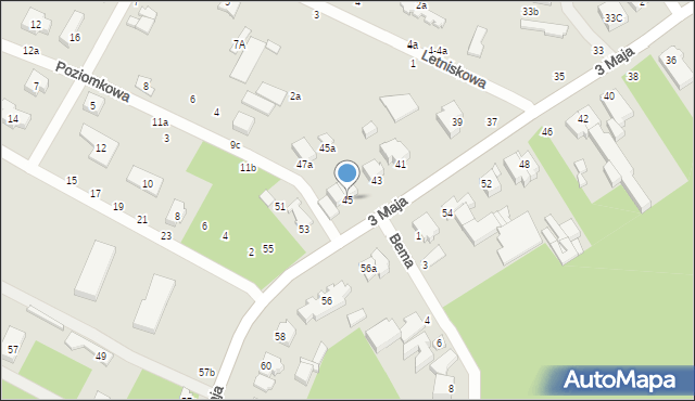 Tuszyn, 3 Maja, 45, mapa Tuszyn