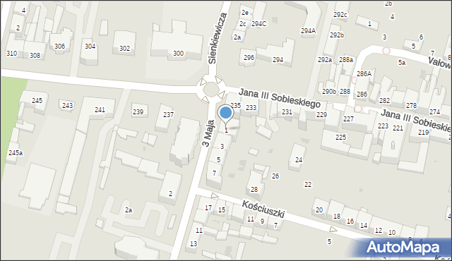 Wejherowo, 3 Maja, 1, mapa Wejherowo