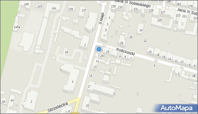 Wejherowo, 3 Maja, 9, mapa Wejherowo