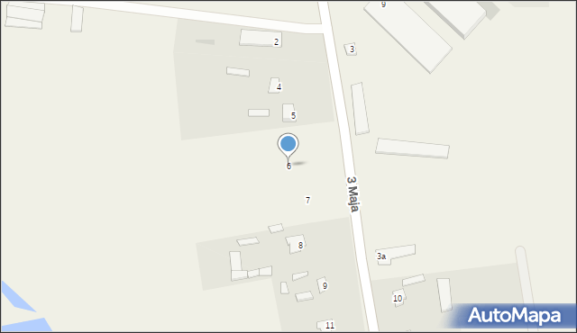 Werbkowice, 3 Maja, 6, mapa Werbkowice